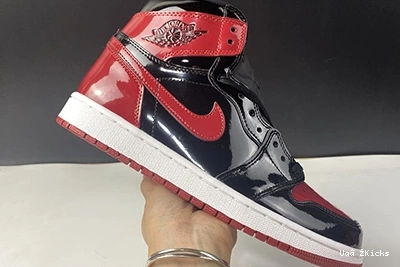Jordan Patent” 192 1 Air High AllSeason “Bred 555088-063 OG 0923